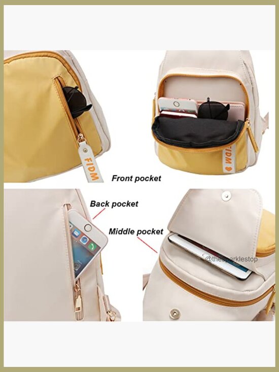 Mini Nylon Travel Sling Bag Crossbody Shoulder Purse Lightweight Backpack main image 5